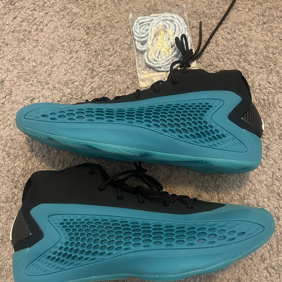 Adidas Mens AE 1 IF1860 Blue Basketball Shoes Sneakers Size 15 Anthony  Edwards